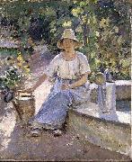Theodore Robinson The Watering Pots France oil painting artist